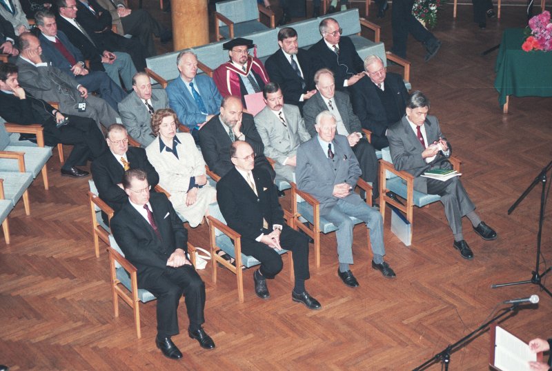 LU 79. gadadienas svinīgā Senāta sēde. LU Goda biedri un Goda doktori.