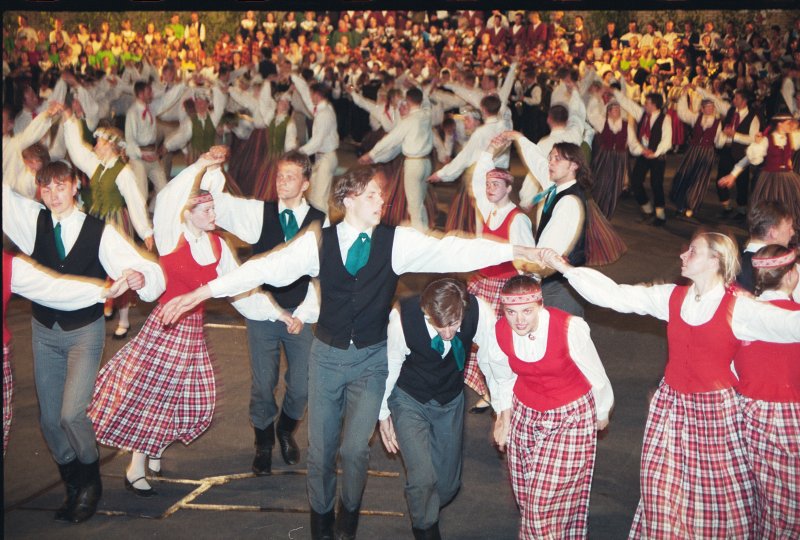 13.Baltijas valstu studentu dziesmu un deju svētku 'Gaudeamus' ieskaņas koncerts Ķīpsalas hallē. null