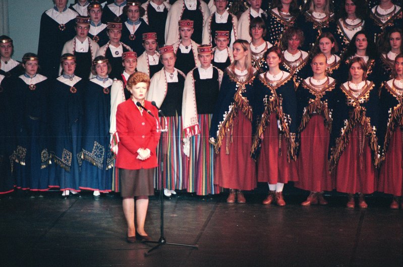 LU 80. gadadienai veltīts koncerts Latvijas Nacionālajā operā. Latvijas Valsts prezidentes Vairas Vīķes-Freibergas uzruna.
