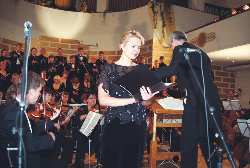 Koncerts Garīgās mūzikas festivāla ietvaros LU Lielajā aulā. Georga Frīdriha Hendeļa oratorija 'Mesija'.