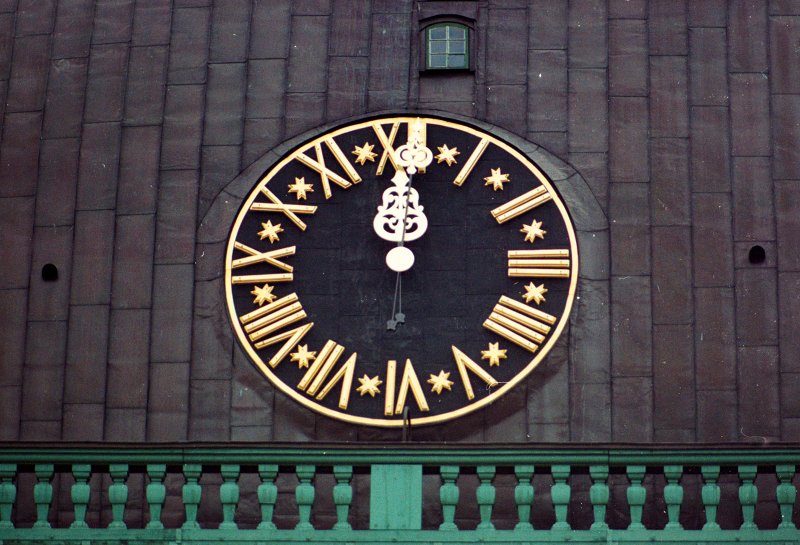 Rīgas Doma baznīcas pulkstenis. null