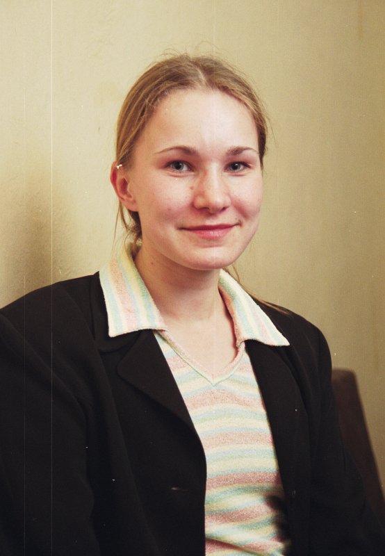 Ludmila Petrušina. LU EVF studente.