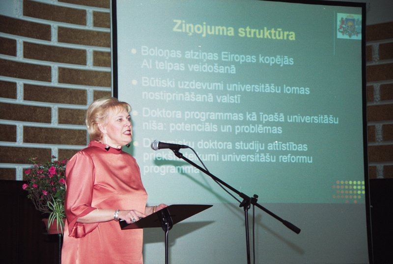 Latvijas Universitātes 61. konferences plenārsēde. null