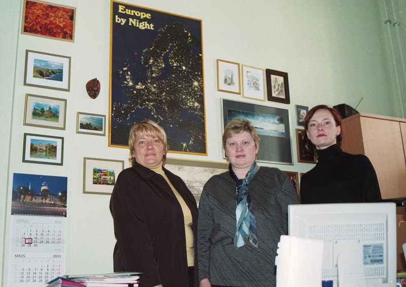 Ārlietu departaments no kr.: Ārlietu departamenta direktore Alīna Gržibovska, Natālija Ivanova un Linda Zīdere