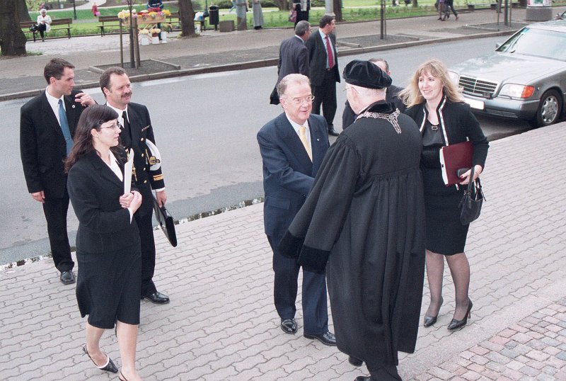 Portugāles prezidents Žoržs Sampaiju apmeklē Latvijas Universitāti null