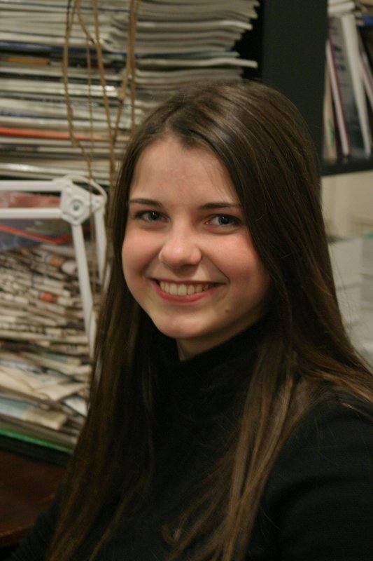 Sandra Kropa, Sociālo zinātņu fakultātes studente. null