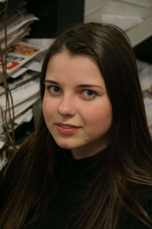 Sandra Kropa, Sociālo zinātņu fakultātes studente. null