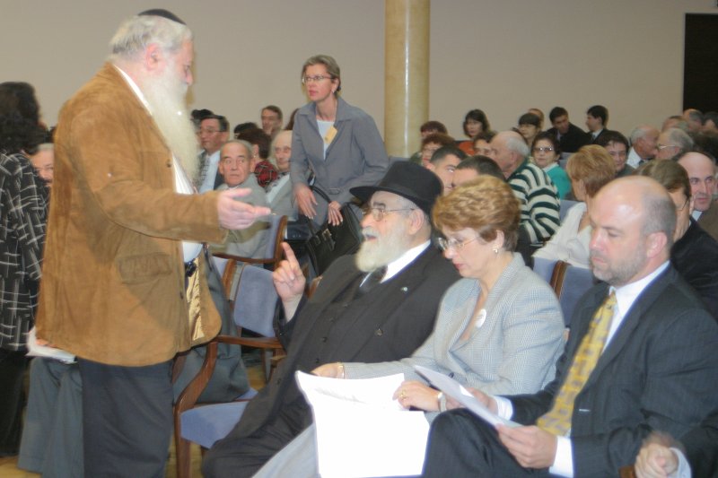 Piektā starptautiskā konference 'Ebreji mainīgajā pasaulē'. null
