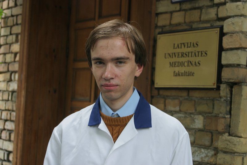 Sergejs Isajevs, Medicīnas fakultātes students. 