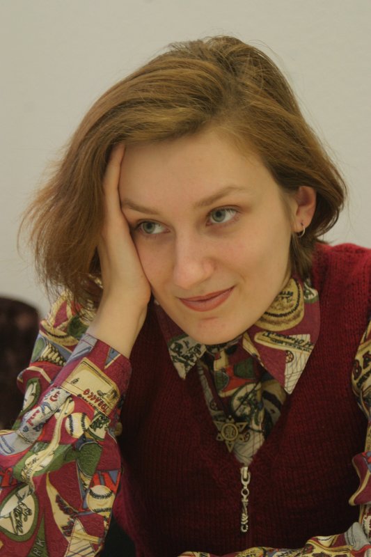 Olga Antoņonoka. Moderno valodu fakultātes studente.