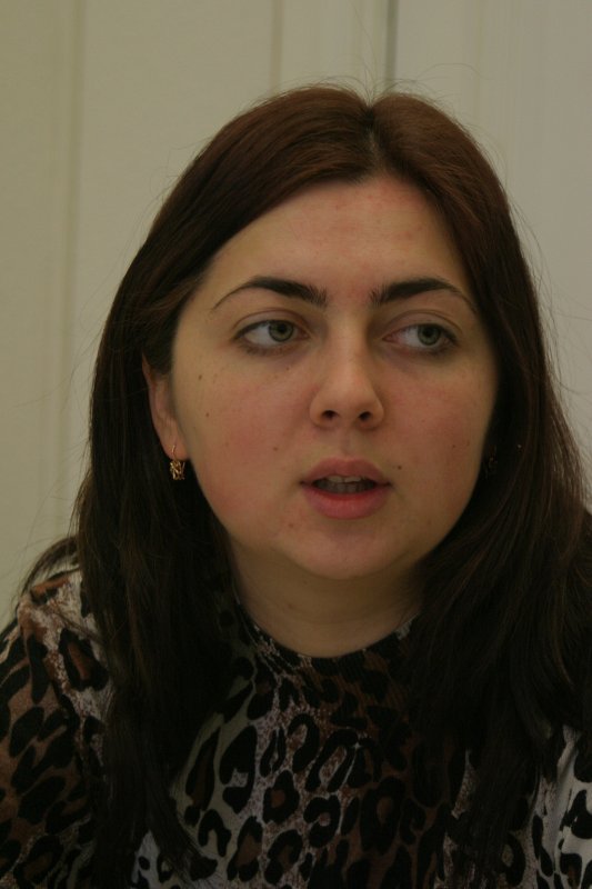 Olga Pisarenko, LU Sociālo zinātņu fakultātes maģistrantūras studente. null