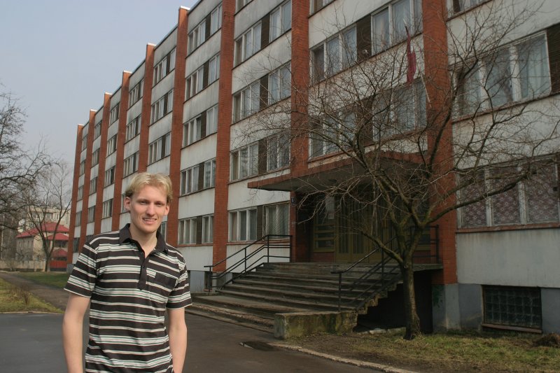 Mārtiņš Umbraško. LU Ģeogrāfijas un Zemes zinātņu fakultātes students, LUSP Sociālo lietu komisijas vadītājs.