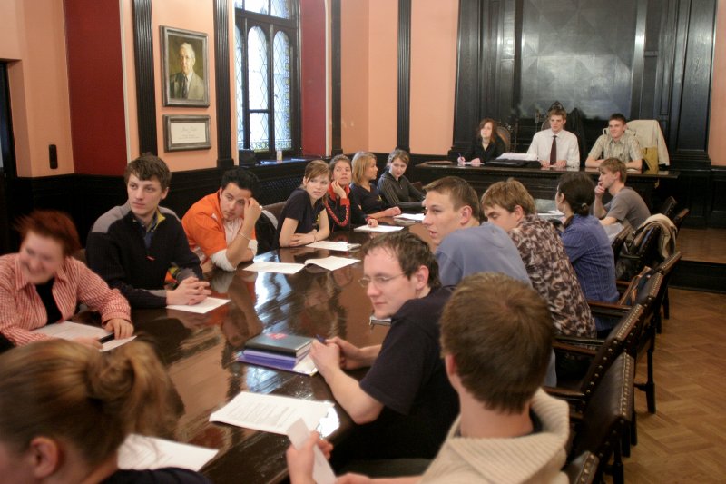 Latvijas Universitātes Studentu padomes sēde. null
