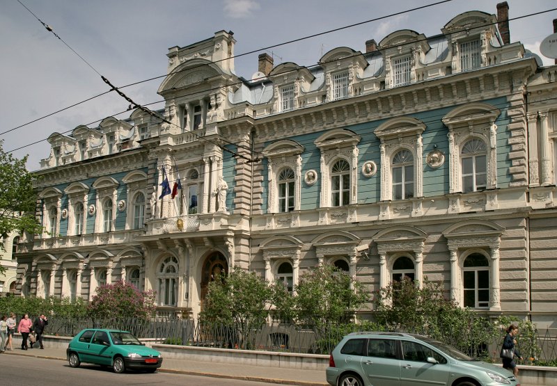 Francijas Republikas vēstniecības ēka. null