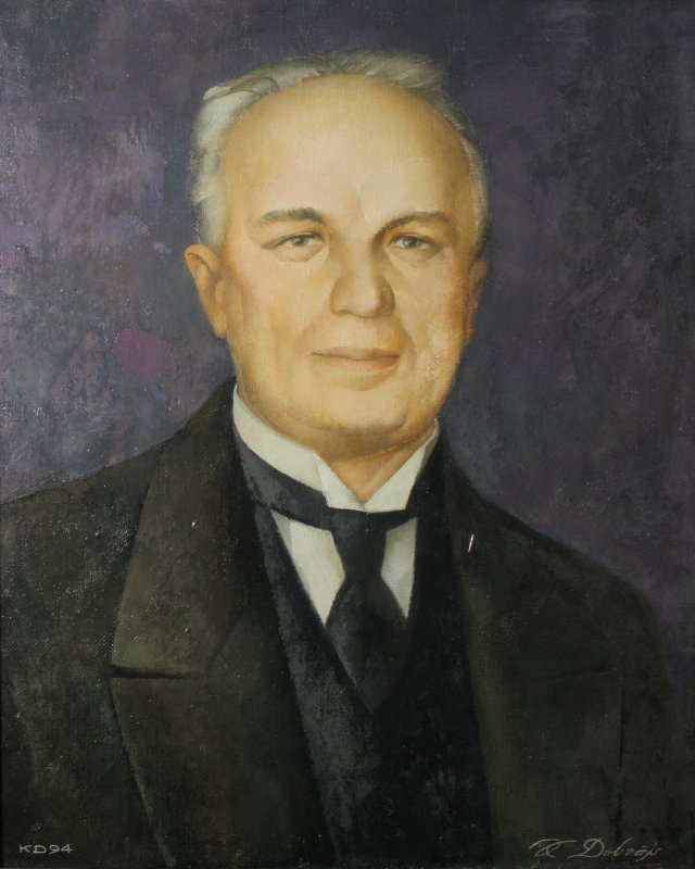 Eižens Laube. (1880.-1967.) Latvijas Universitātes rektors 1922. gadā.