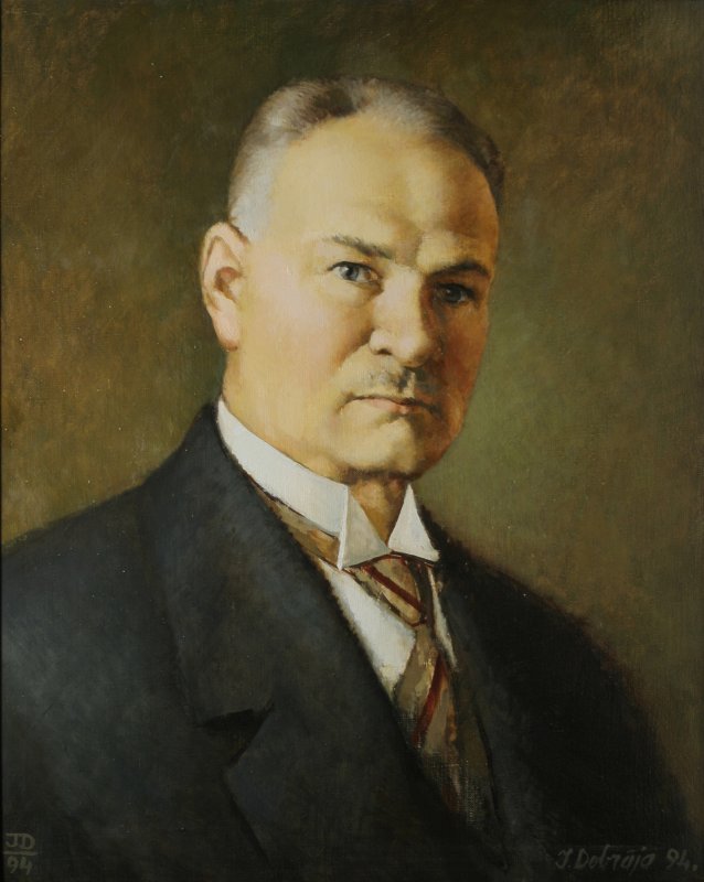 Jūlijs Auškaps. (1884.-1942.) Latvijas Universitātes rektors no 1933. līdz 1937. gadam.