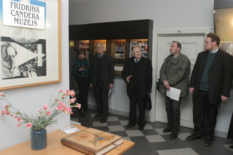 Latvijas Universitātes Frīdriha Candera Kosmosa muzeja atjaunotās ekspozīcijas atvēršana. null