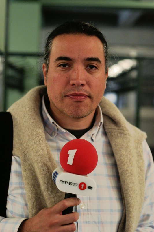 Pedro Ribeiro. Portugāles valsts radio 'Antena 1' žurnālists.