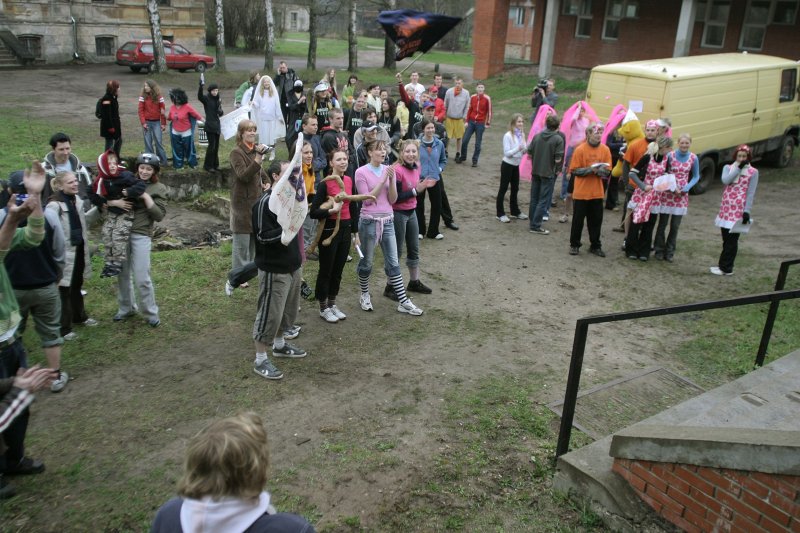 Netradicionālās sporta spēles Pedagoģijas un psiholoģijas fakultātē. 