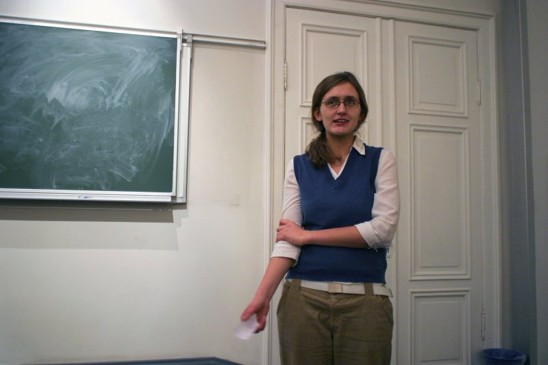 Diskusija 'Ak, Dievs, atkal sesija!'. Rita Špune, Latvijas Kultūras akadēmijas studente.