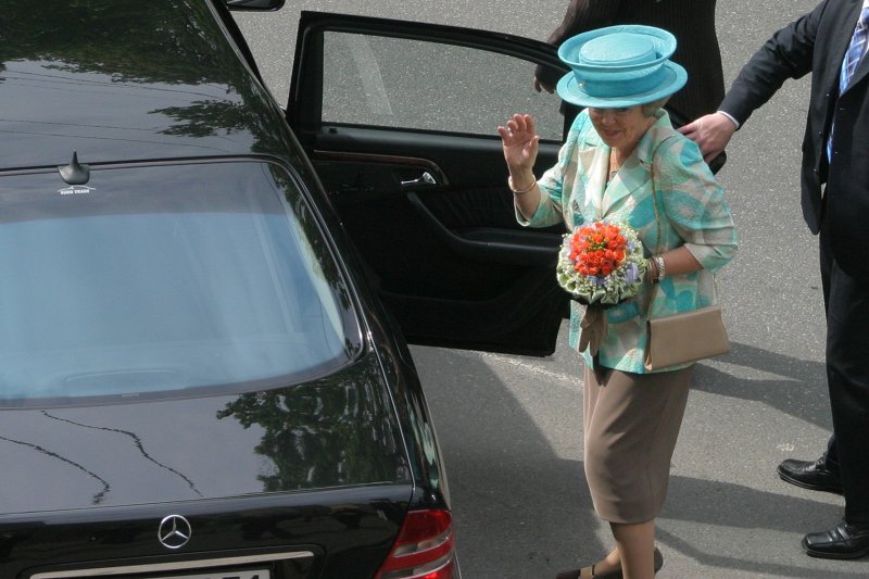 Nīderlandes karalienes Beatrikses (Beatrix) vizīte Latvijas Universitātē. null