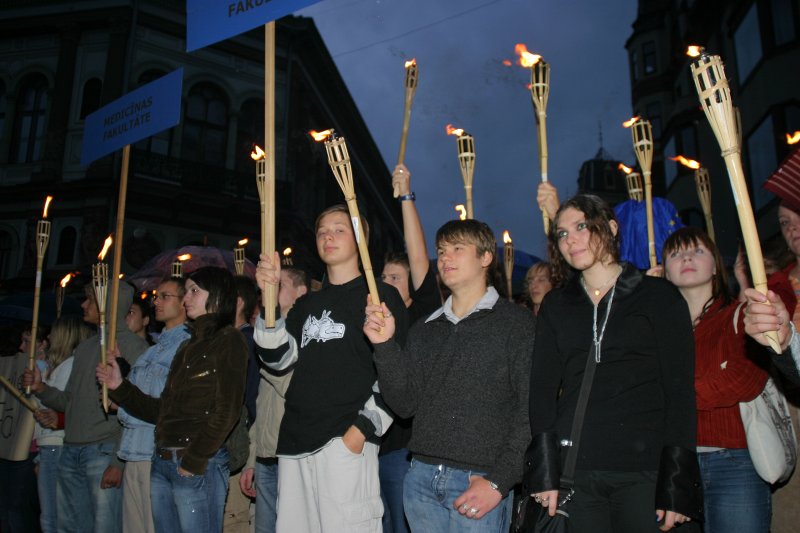 Jaunā Studenta svētki (Aristoteļa svētki) '2006 Doma Laukumā. null