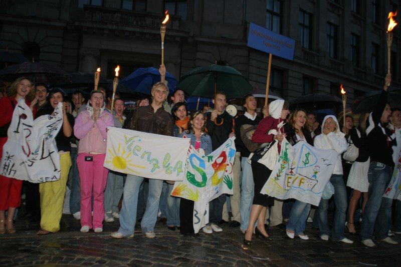 Jaunā Studenta svētki (Aristoteļa svētki) '2006 Doma Laukumā. null