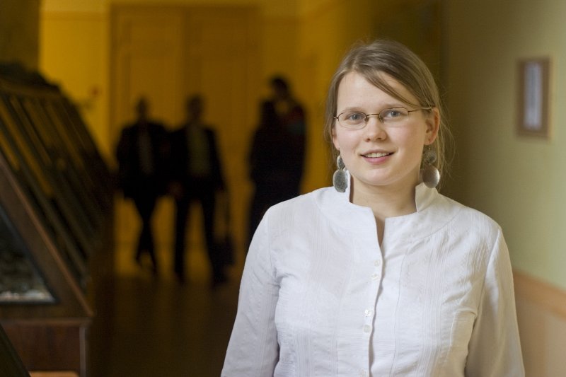 Ilze Stundiņa. LU Ģeogrāfijas un Zemes zinātņu fakultātes 2. kursa ģeogrāfijas studente, fakultātes studentu pašpārvaldes priekšsēdētāja.