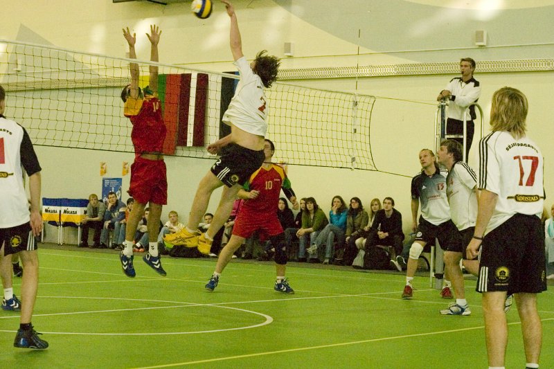 Starptautiskais Augstskolu Kauss 2007 volejbolā. Spēle starp LU un Kauņas vīriešu komandām.