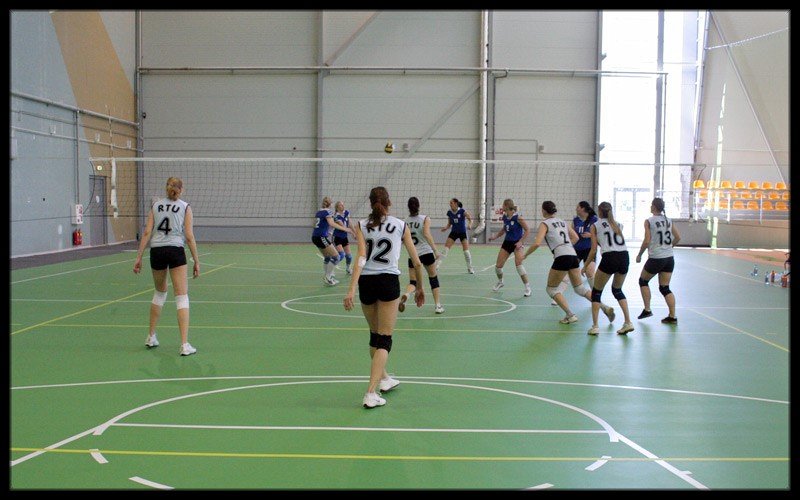 Starptautiskais Augstskolu Kauss 2007 volejbolā. Spēle starp RTU un Kauņas meiteņu komandām.