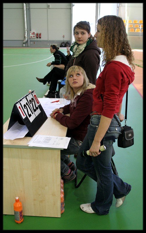 Starptautiskais Augstskolu Kauss 2007 volejbolā. Spēle starp RTU un Kauņas meiteņu komandām.