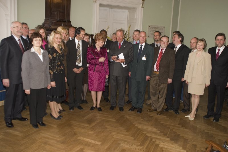 Latvijas Universitātē viesojas Viņa Majestāte Beļģu karalis Alberts II. null