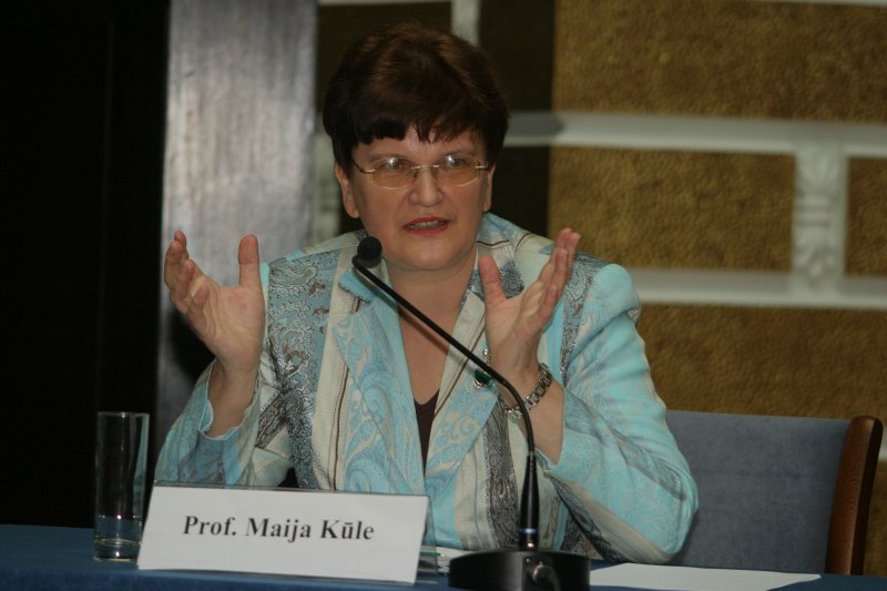 LU rektora amata kandidātu diskusija par universitātes nākotni. Prof. Maija Kūle, rektora amata kandidāte.