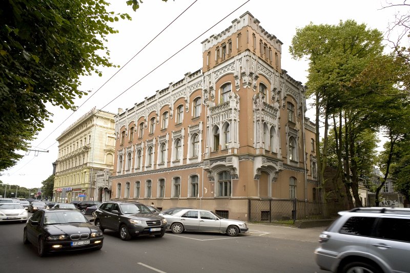 Latvijas Universitātes Bibliotēkas ēka. null
