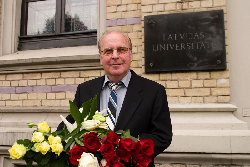 LU 88. gadadienas svinības. Jozefs Helds, Tībingenes universitātes profesors, LU Goda doktors.