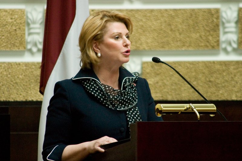 ASV vēstnieces Latvijā Ketrīnas Todas Beilijas (Catherine Todd Bailey) lekcija 'Kopīgo vērtību saglabāšana'. null