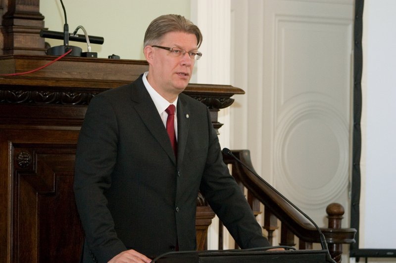 Latvijas Rektoru Padomes sēde. Latvijas Valsts prezidents Valdis Zatlers.