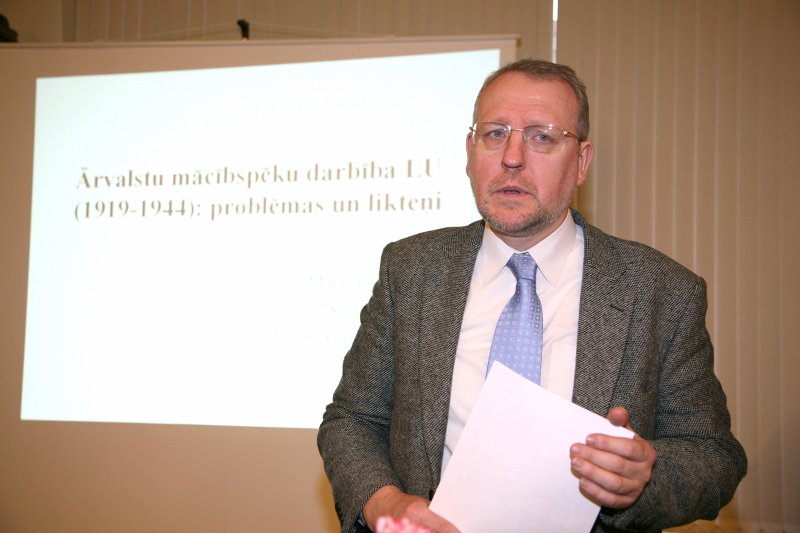 LU 66. konference. Zinātņu vēstures un muzejniecības sekcijas sēde. Prof. Māris Baltiņš.