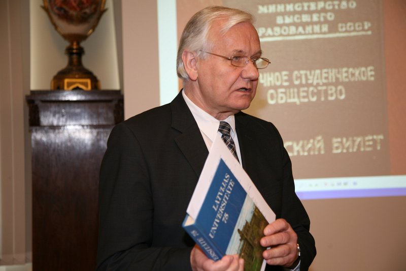 LU 66. konference. Zinātņu vēstures un muzejniecības sekcijas sēde. Prof. Juris Zaķis.