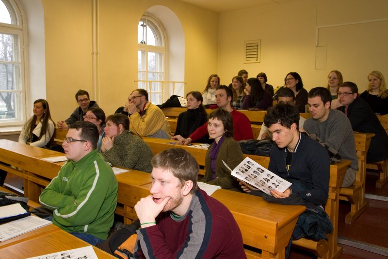 Informatīvā sapulce Latvijas Universitātes pavasara semestra 2008 apmaiņas studentiem. null