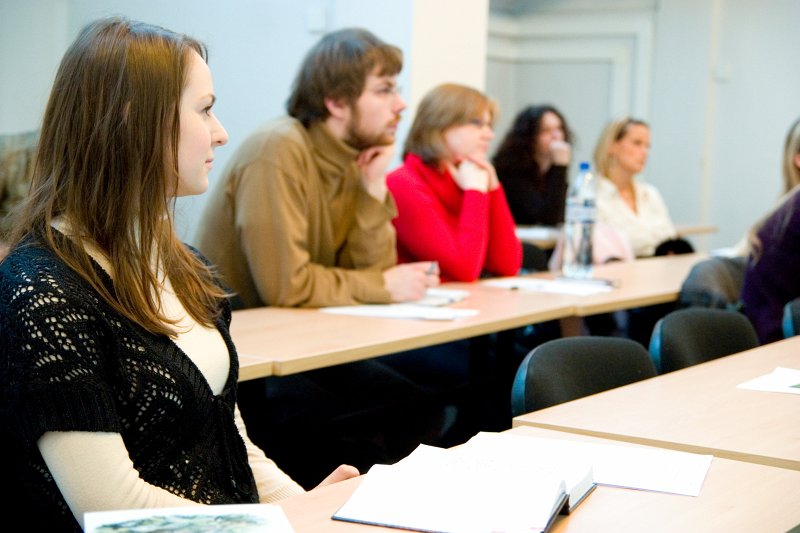 Latvijas Universitātes karjeras centra seminārs par laika plānošanu. null