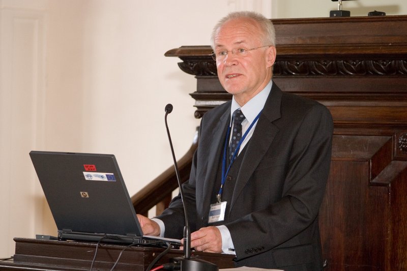Baltijas jūras reģiona starptautiskā konference 'Baltijas uzņēmējdarbība un socio-ekonomiskā attīstība' (Baltic Business and Socio-Economic Development 2008- BBSED). Prof. Rolfs Eggerts (Rolf Eggert).