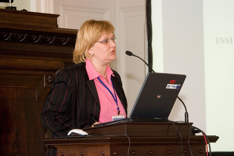 Baltijas jūras reģiona starptautiskā konference 'Baltijas uzņēmējdarbība un socio-ekonomiskā attīstība' (Baltic Business and Socio-Economic Development 2008- BBSED). Doktorante Irina Ivanova.