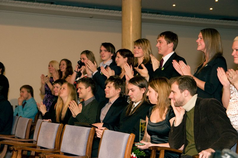 Latvijas Universitātes Studentu padomes (LUSP) Gada balvas pasniegšanas ceremonija. null