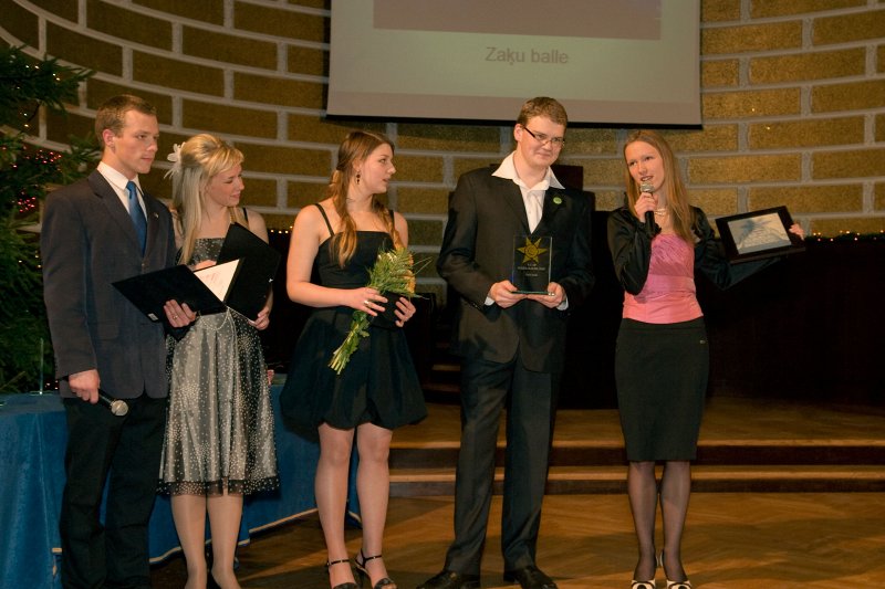 Latvijas Universitātes Studentu padomes (LUSP) Gada balvas pasniegšanas ceremonija. null