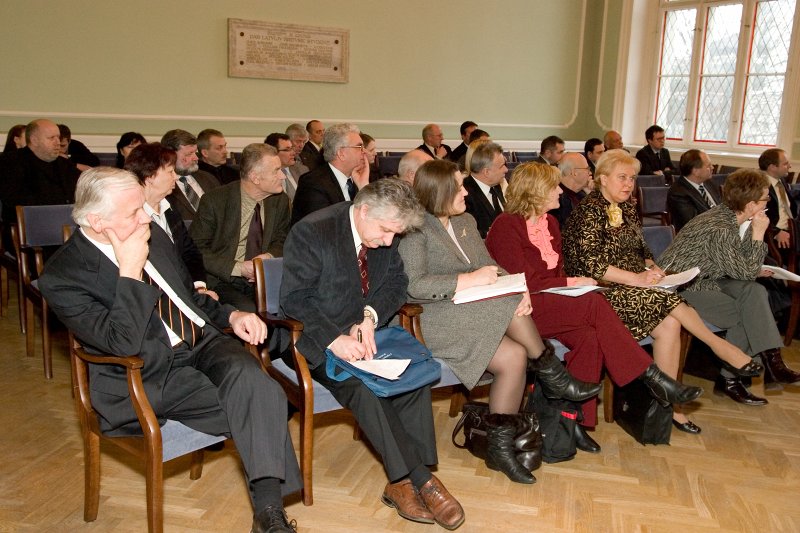 Latvijas Rektoru padomes sēde, tikšanās ar LR Ministru prezidentu Ivaru Godmani. null