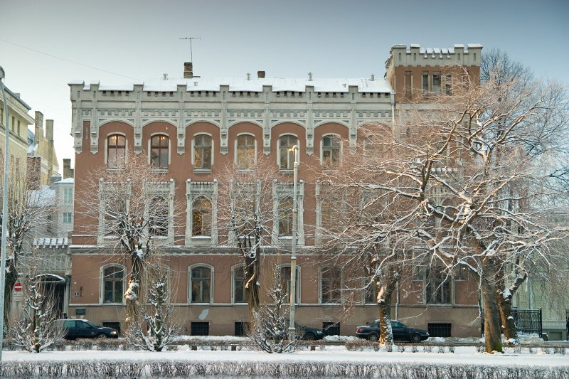 Latvijas Universitātes Bibliotēkas galvenā ēka. null