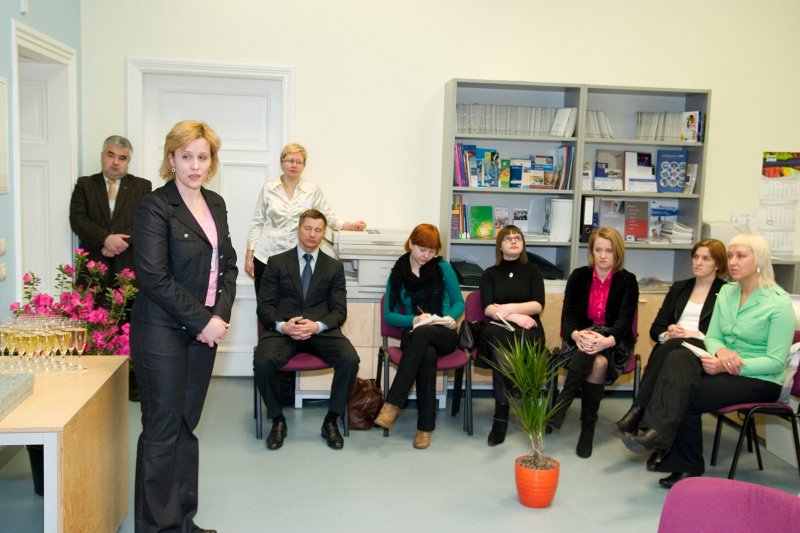 Karjeras iespēju diena 2009. Latvijas Universitātes pārstāvju tikšanās ar LU Karjeras centra sponsoriem. null
