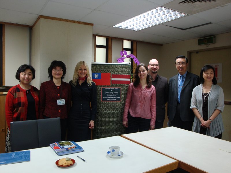 Vienošanās dokumenta parakstīšana, kura mērķis ir Latvijas Nacionālās bibliotēkas un Ķīnas Republikas (Taivānas) sadarbības līgums (Taivanā). null