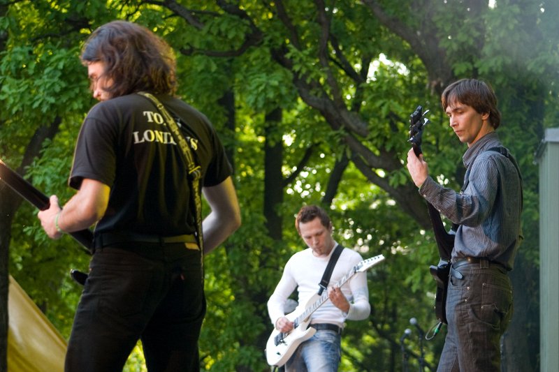 LU Jauno mūzikas grupu konkurss (fināls) Vērmanes dārzā. Grupa 'Toms Londons'.